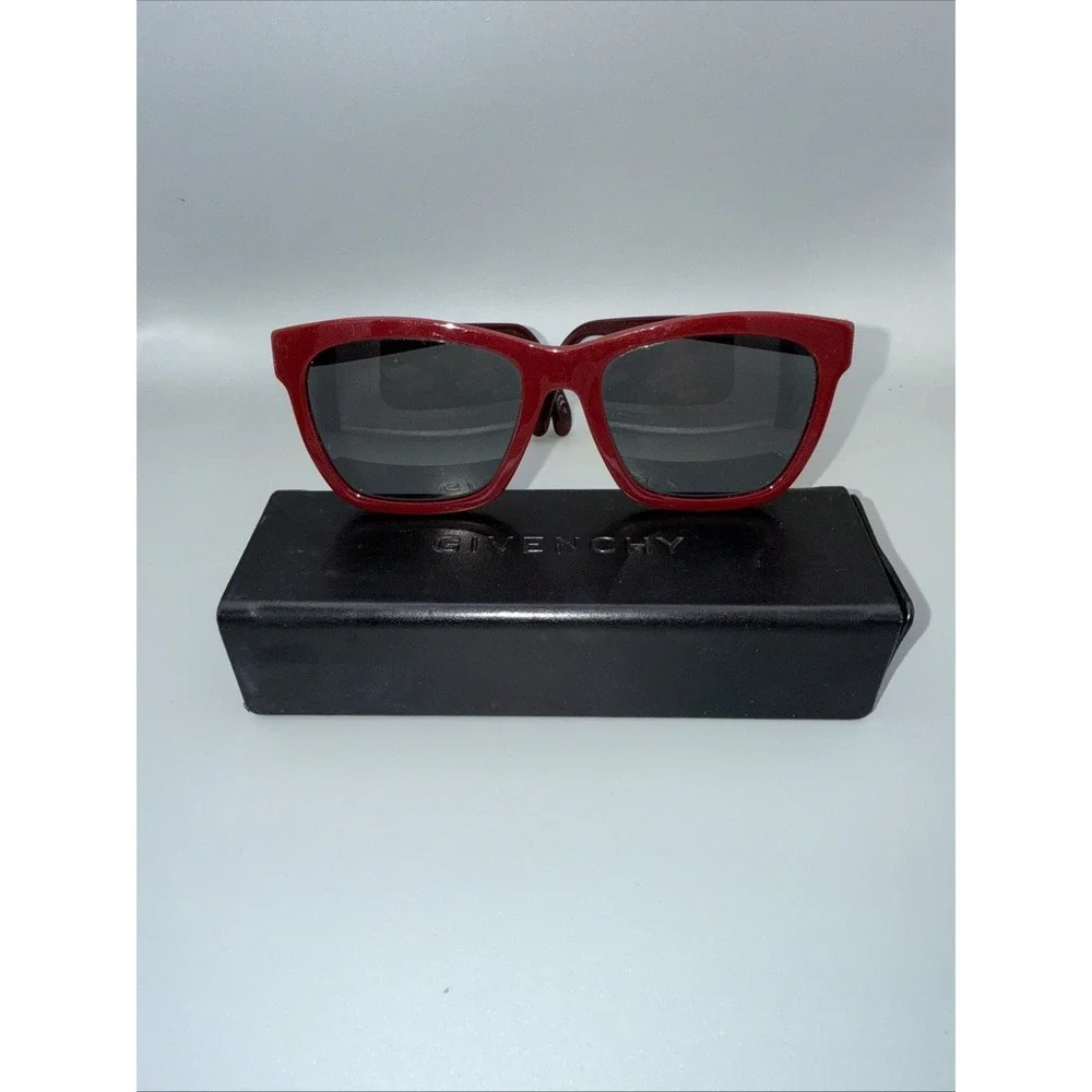 Givenchy GV0112 Shiny Red Authentic Sunglasses polarized lens & Givenchy Case